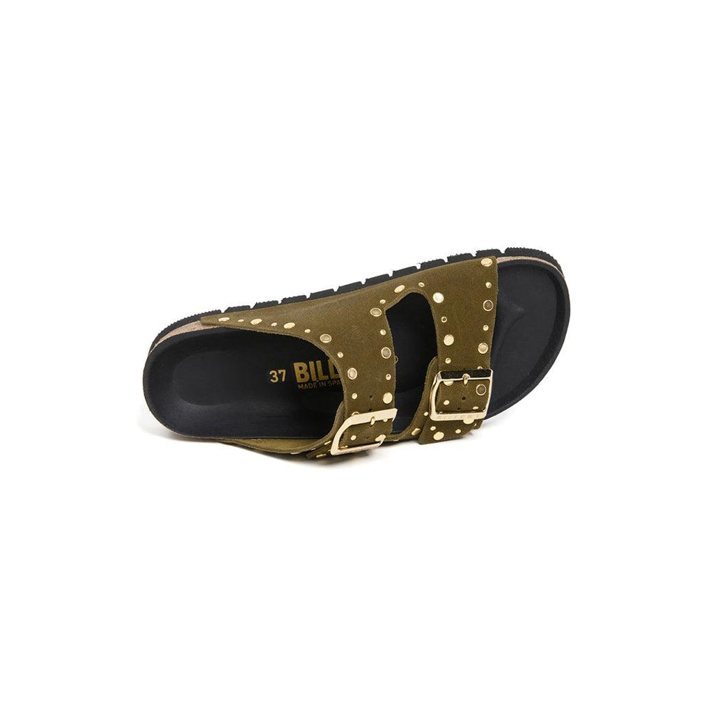 Sandalias caqui - Mujer