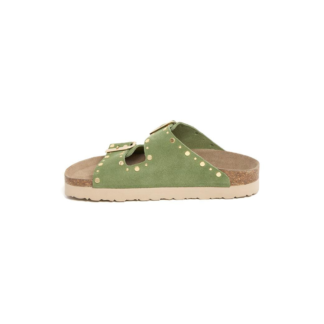 Sandalias verdes - Mujer