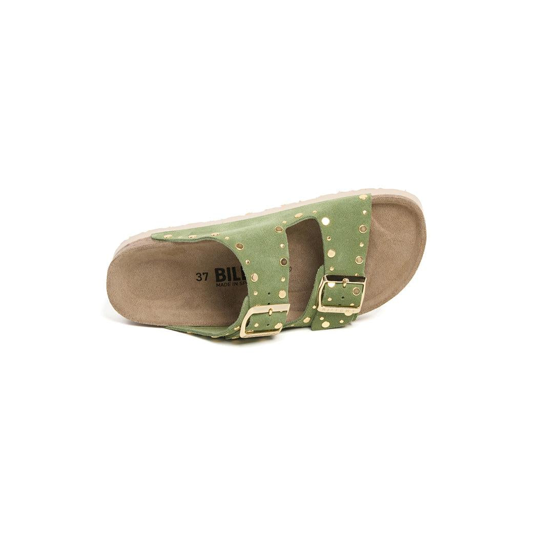 Sandalias verdes - Mujer