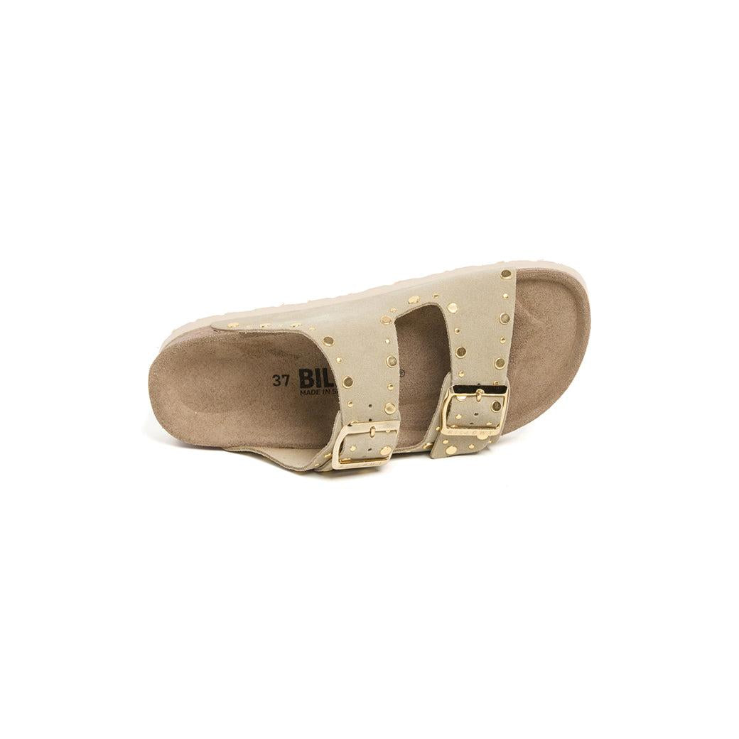 Sandalias caqui - Mujer