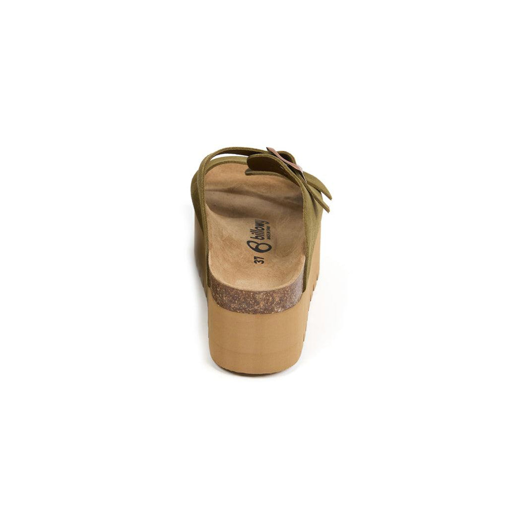 Sandalias caqui - Mujer