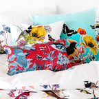 Birds Of Paradise Cushion Cover - Multicolour
