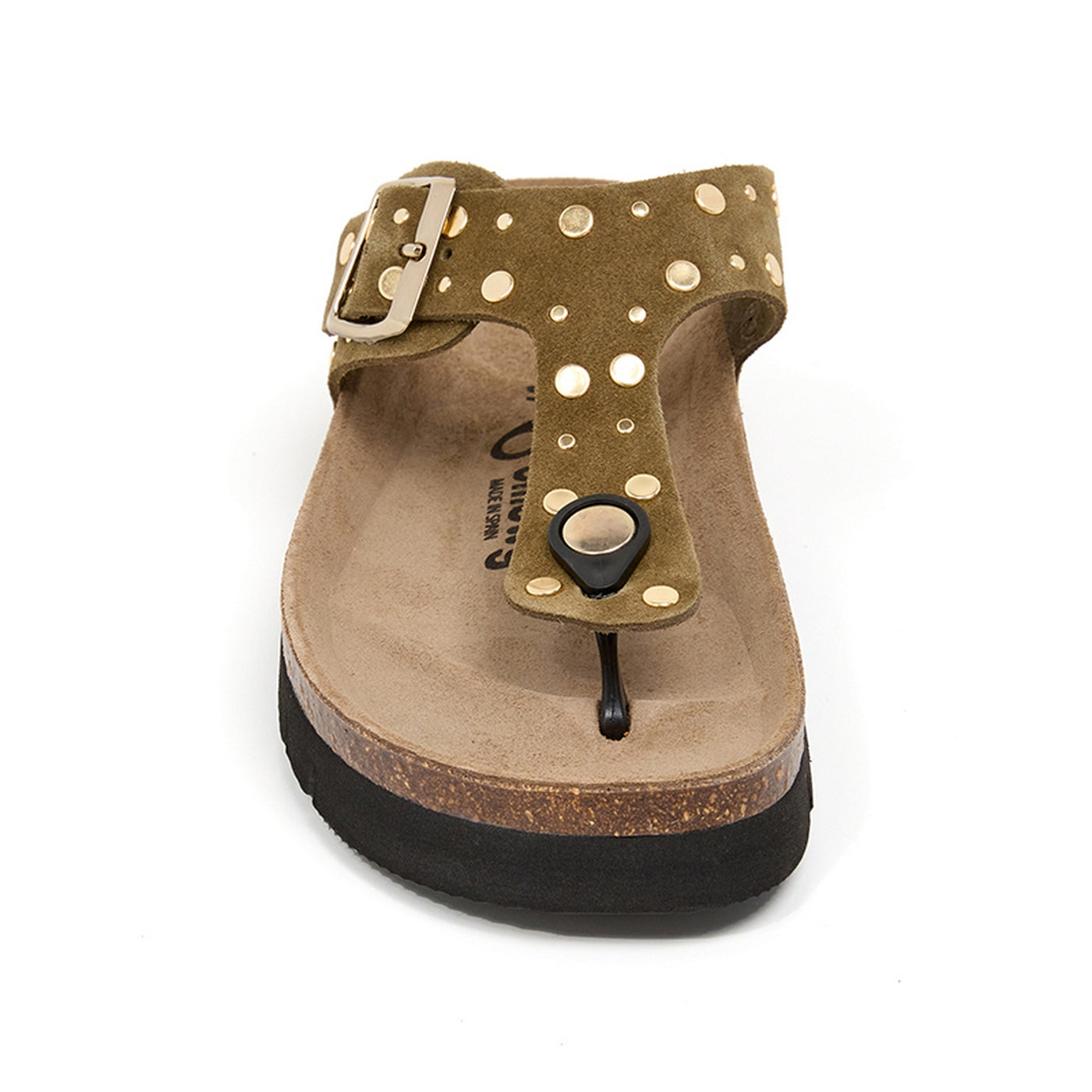Sandalias caqui - Mujer