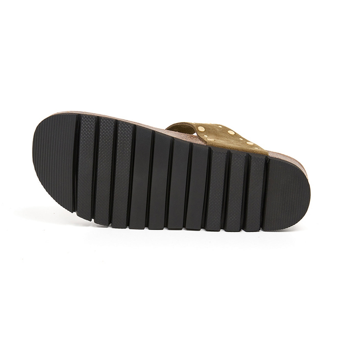 Sandalias caqui - Mujer