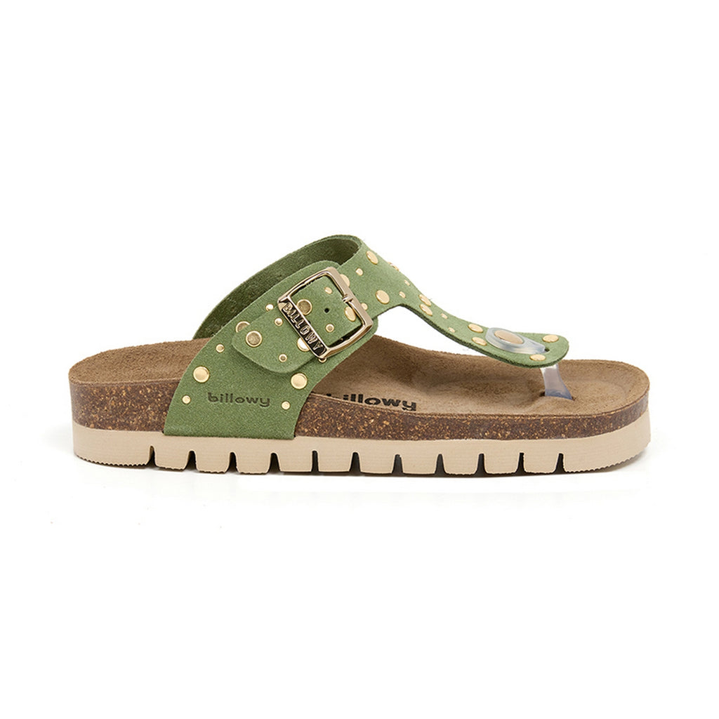 Sandalias verdes - Mujer