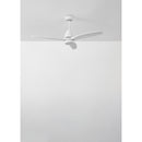 Wind Stylance - 40W Silent Ceiling Fan - 132cm 100% Wood with Remote Control - White