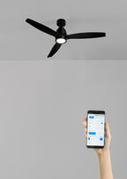 Wind Stylance - Ventilateur De Plafond 40W Silencieux 100% Bois - Noir