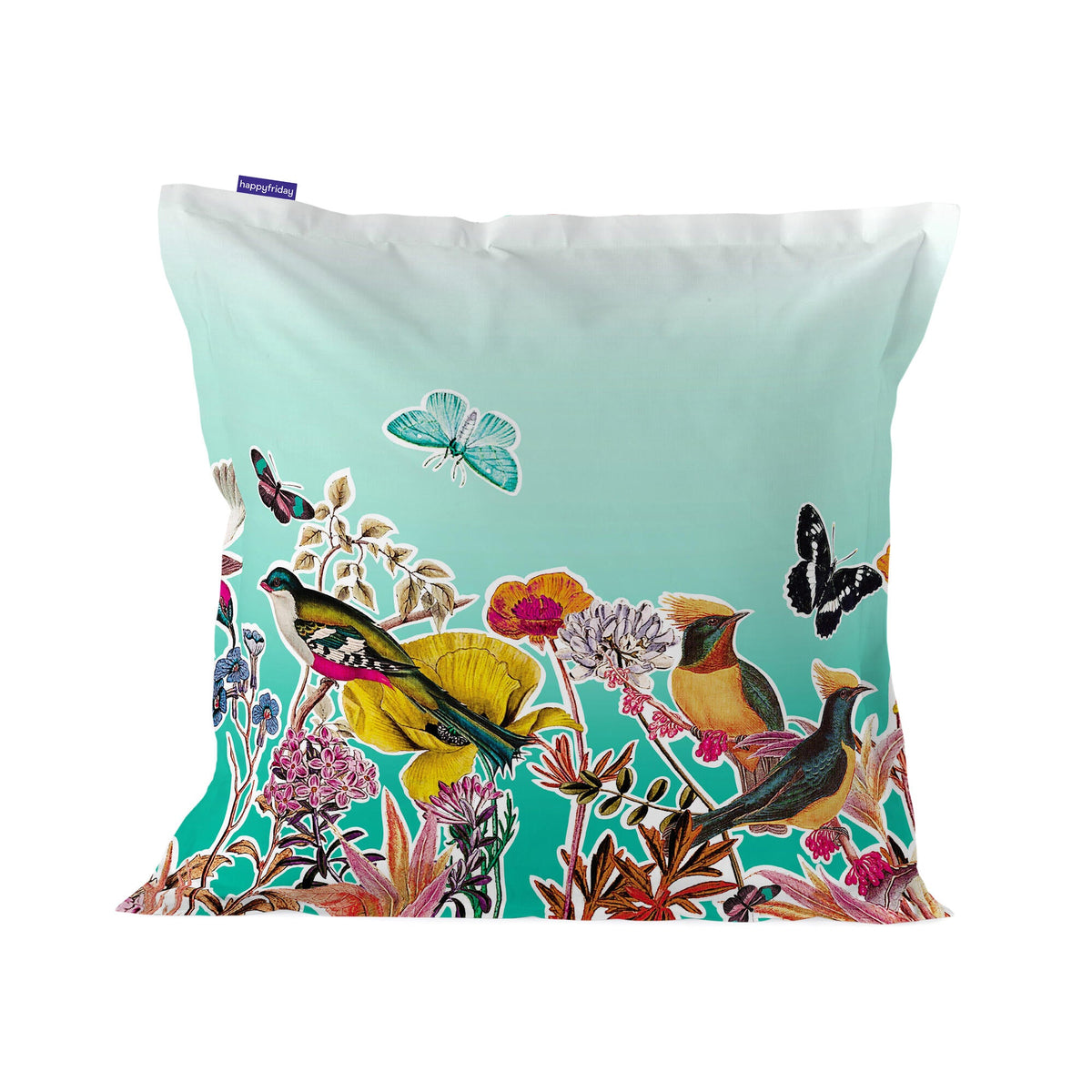 Fodera Per Cuscino Birds Of Paradise - Multicolore