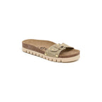 Sandalias caqui - Mujer