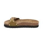 Sandalias caqui - Mujer