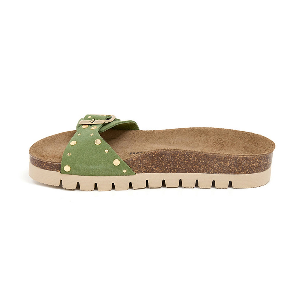 Sandalias verdes - Mujer