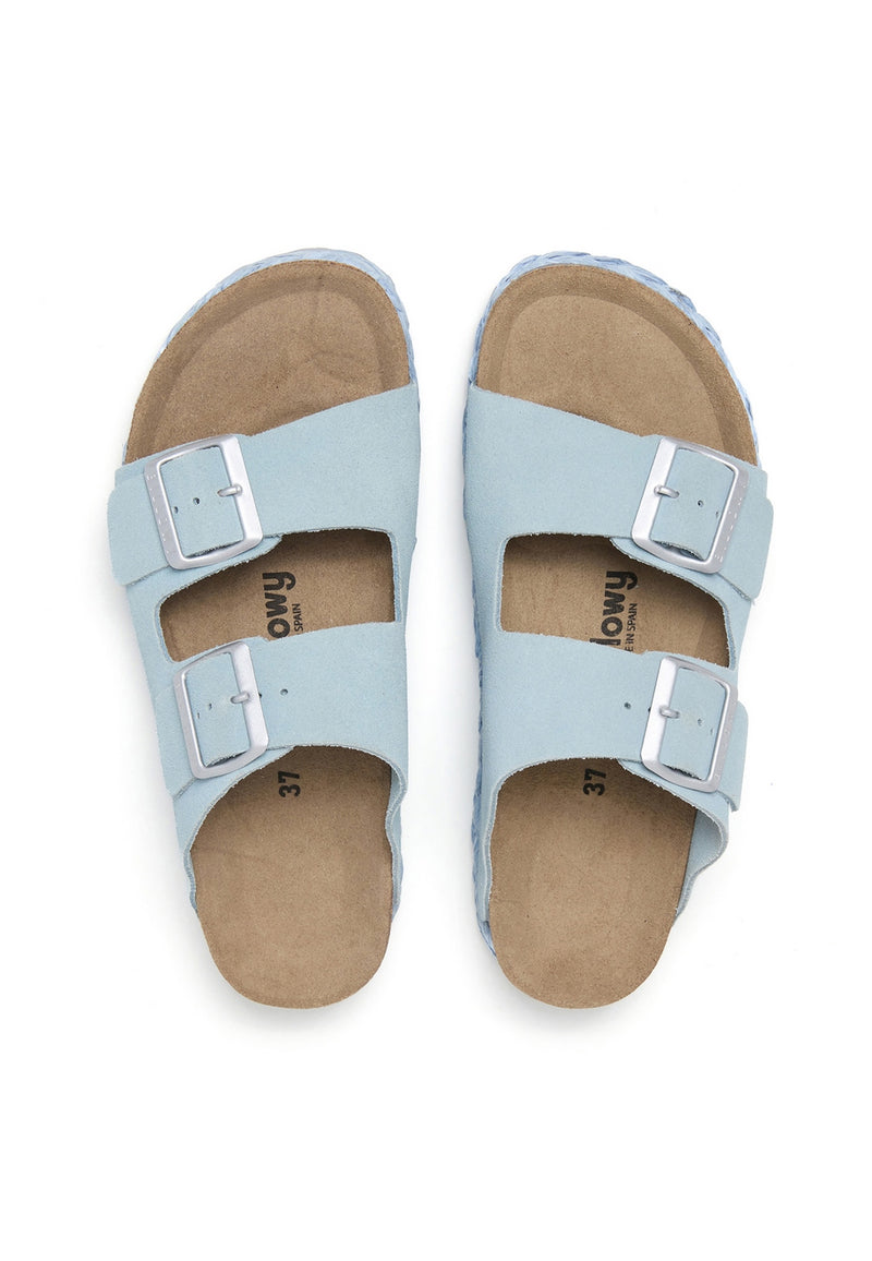Sandalias azules - Mujer