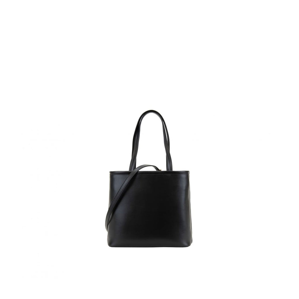 Prada - Cabas De Cuero Con Logo - Mujeres - Negro