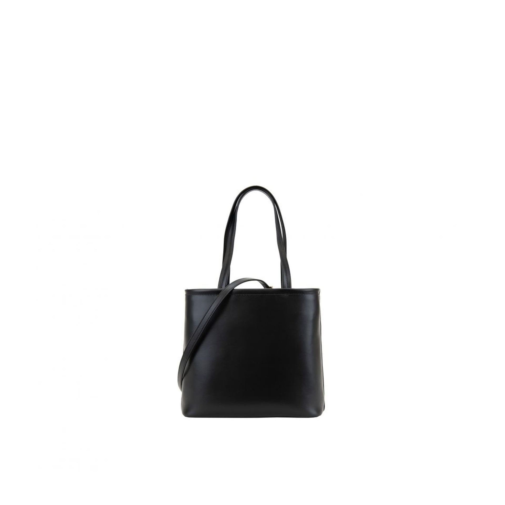 Prada - Cabas De Cuero Con Logo - Mujeres - Negro