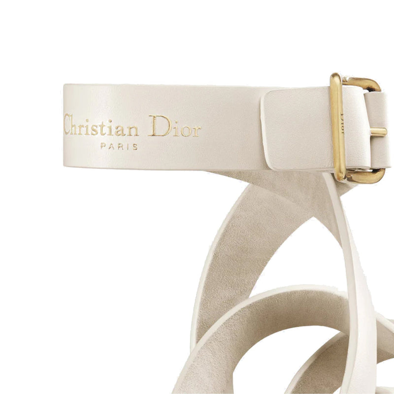 Sandales - Dior Sun Leather Flat - White