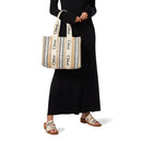 Bolso tote mediano Chloé Woody - Mujeres - Beige