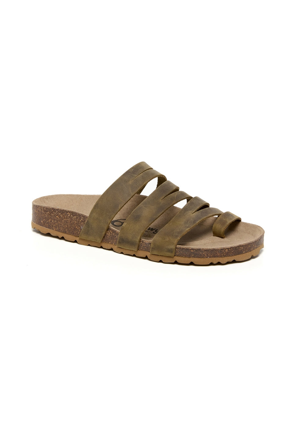 Chanclas caqui - Mujer