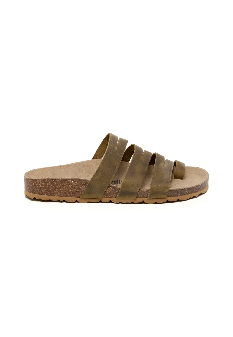 Chanclas caqui - Mujer