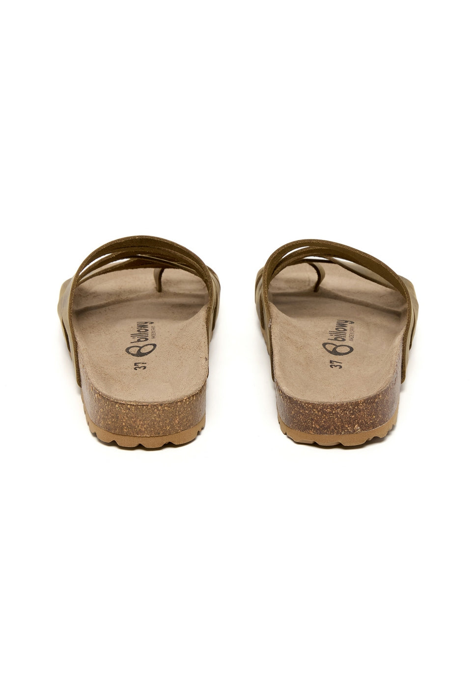 Chanclas caqui - Mujer