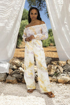 Le Pantalon Fanny Broderie Anglaise Tie And Dye