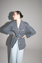 Chaqueta vaquera marinera a rayas de The Workwear