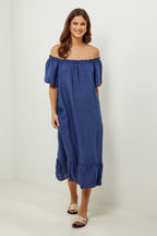 Autour Du Lin - Vestido - Marino - Mujer