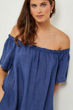Autour Du Lin - Vestido - Marino - Mujer