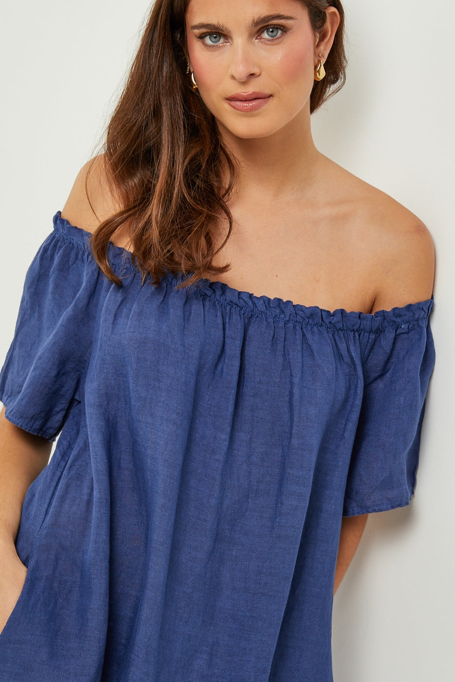 Autour Du Lin - Vestido - Marino - Mujer