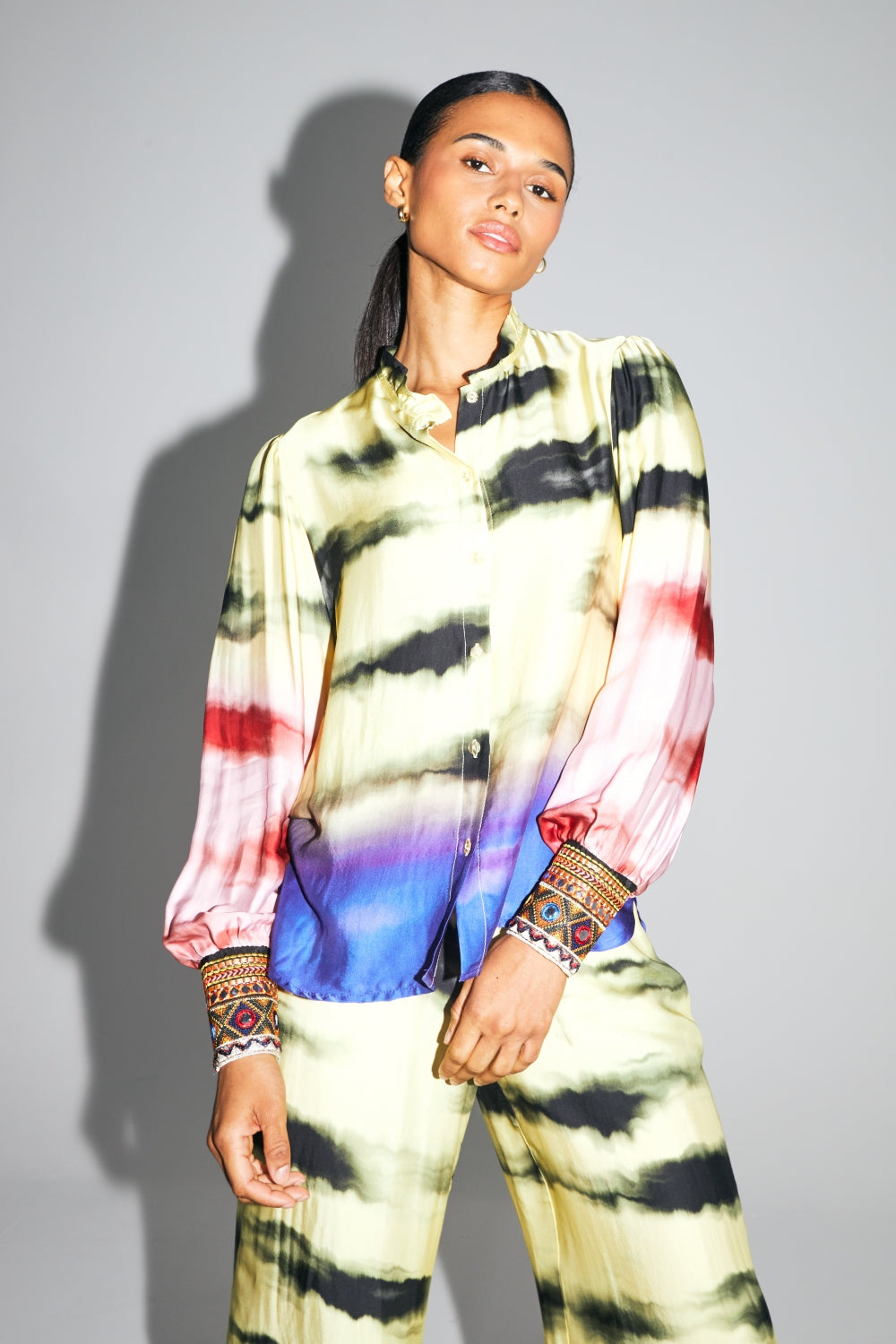 La Chemise Darline Imprimé Funky Tie And Dye