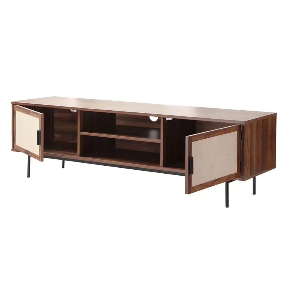 Jetson - Mueble de TV - Tela y nogal
