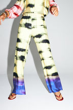 Pantalones Aurora con estampado Tie And Dye de The Funky