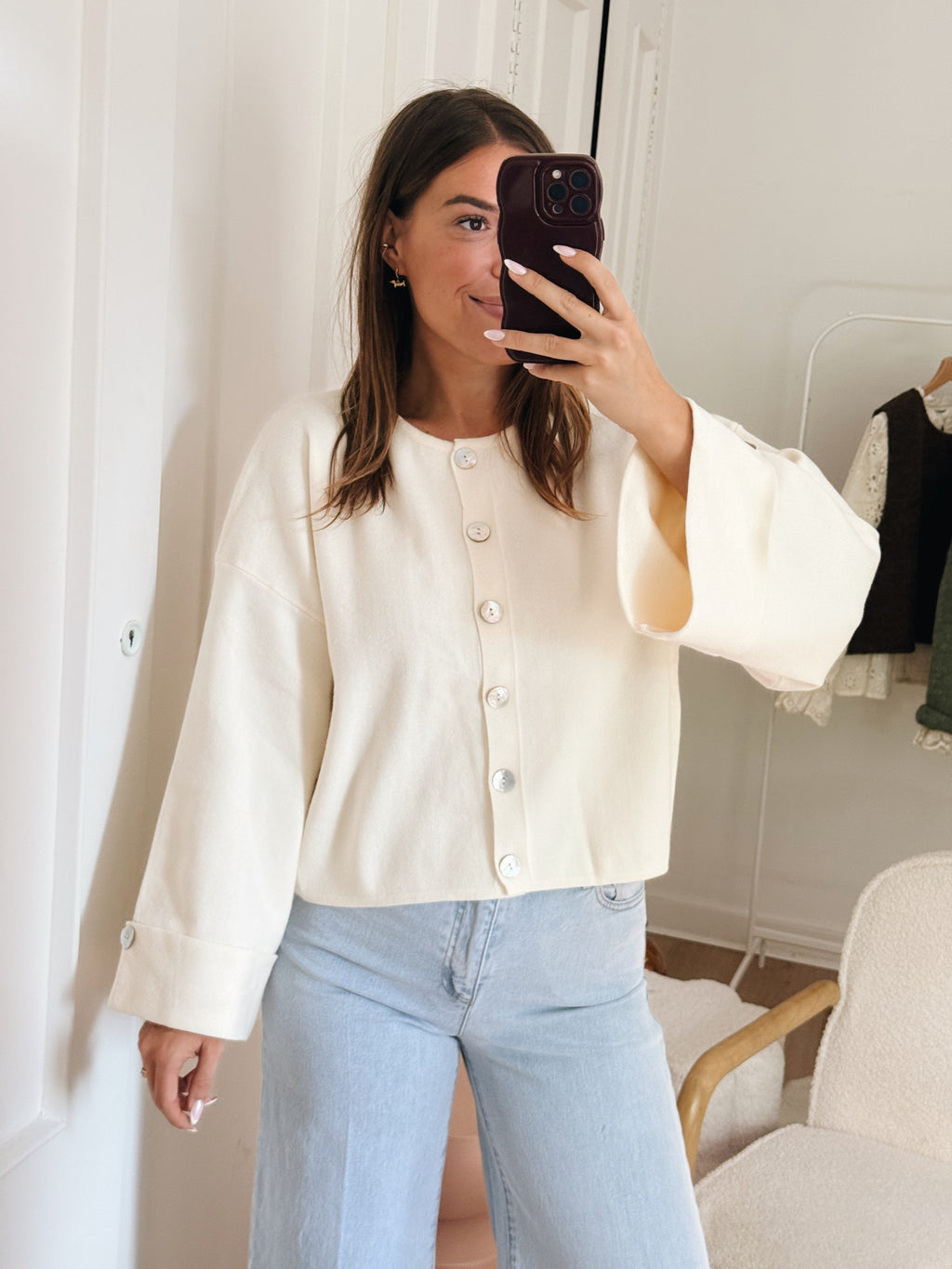 Judith Cardigan Off-White