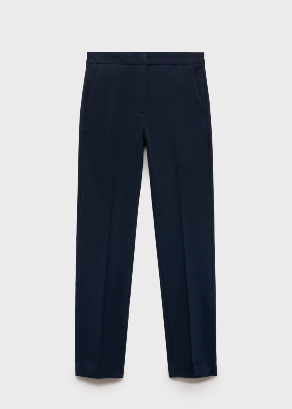 Skinny Crop Trousers - Dark Navy