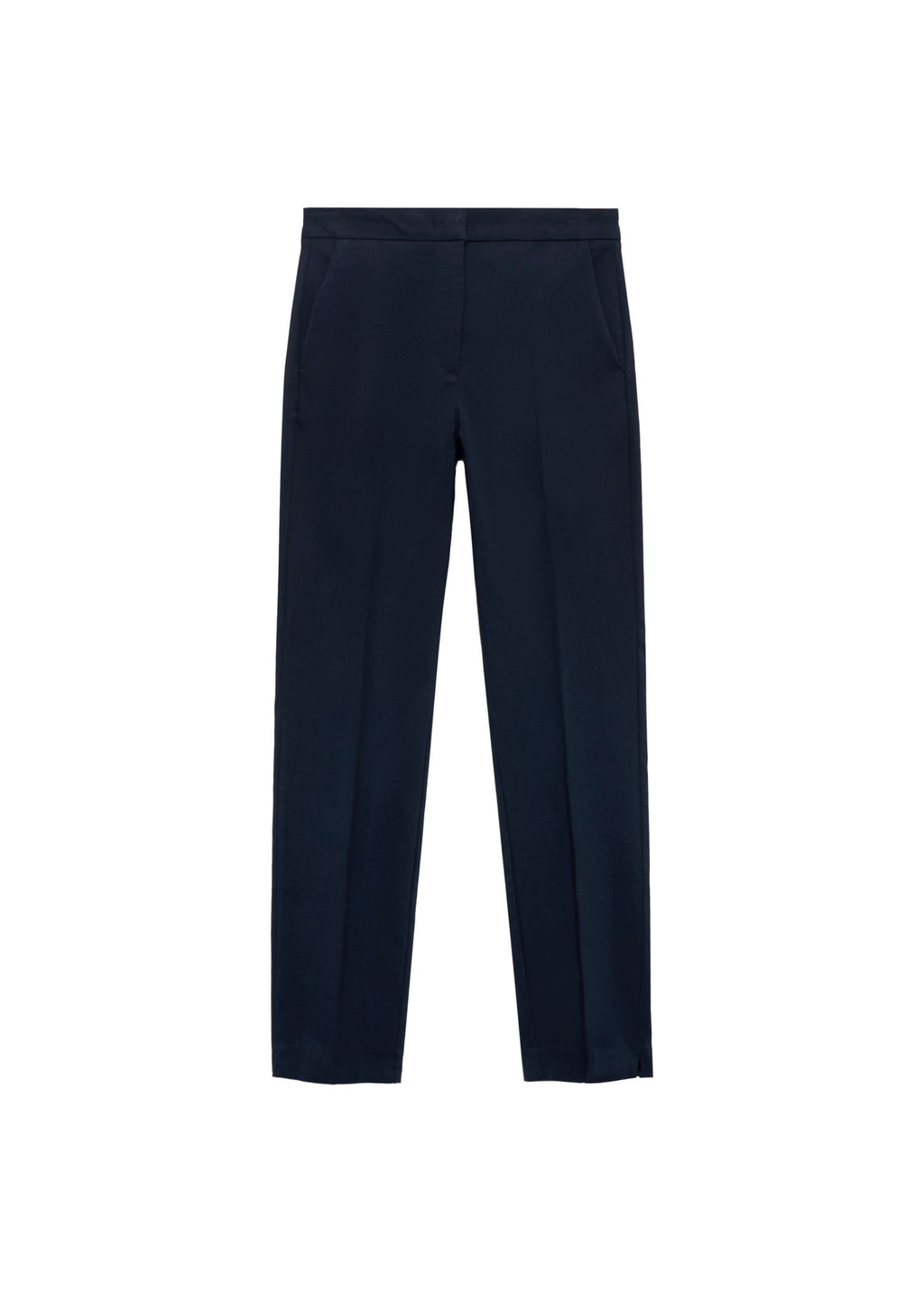 Skinny Crop Trousers - Dark Navy