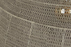 Meezan Xl - Pendant Lamp - Iron - Grey/Gold