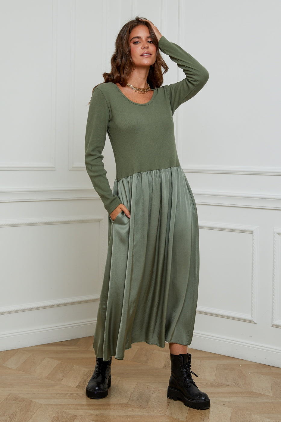 Dress - Khaki