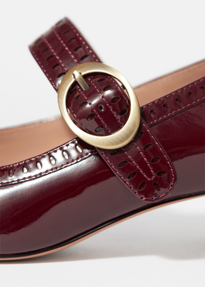 Zapatos Percy Mary Jane Pump - Rojo - Mujer