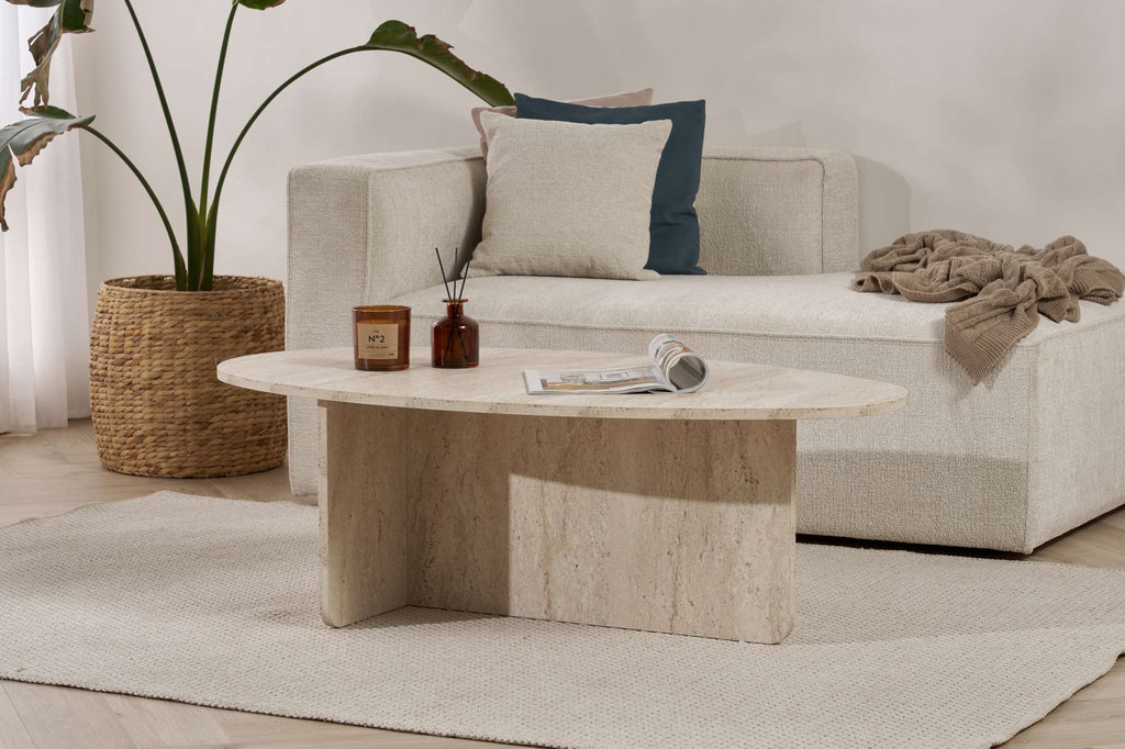 Orba - Table Basse - Travertine