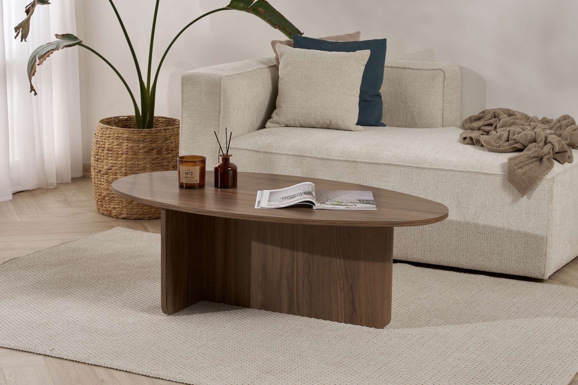 Orba - Table Basse - Venezia Walnut