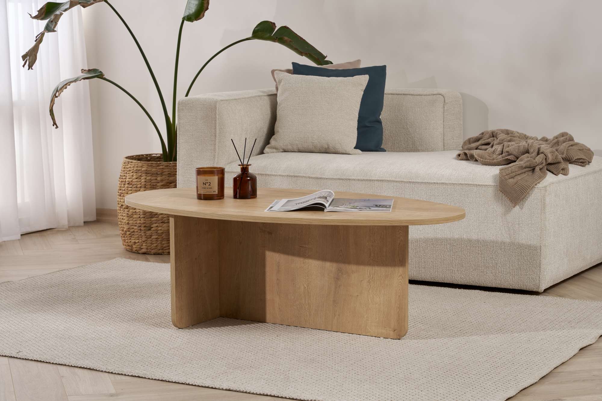 Orba - Mesa de Centro - Oak