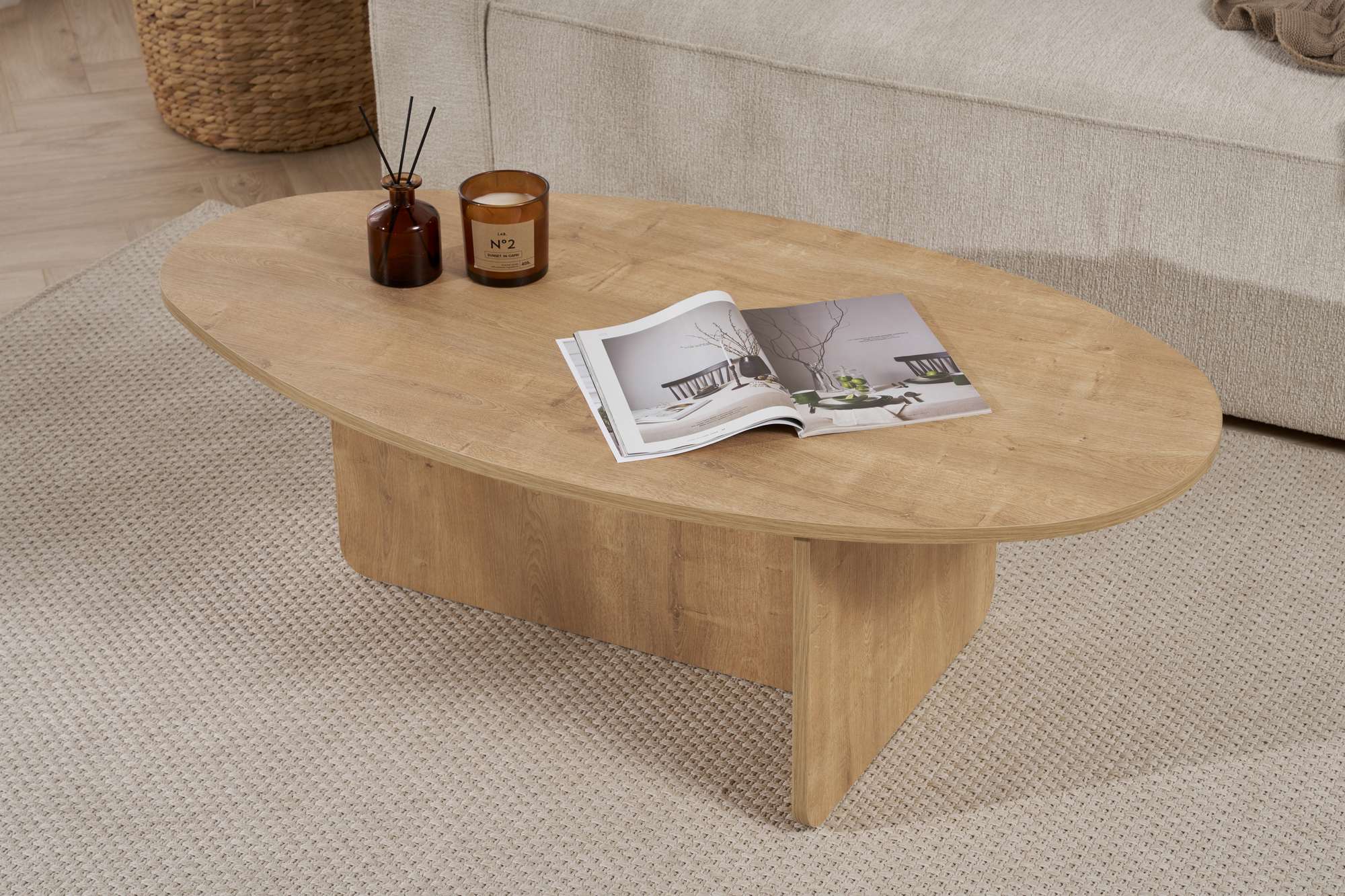 Orba - Mesa de Centro - Oak