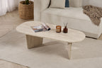 Ovalis - Coffee Table - Travertine