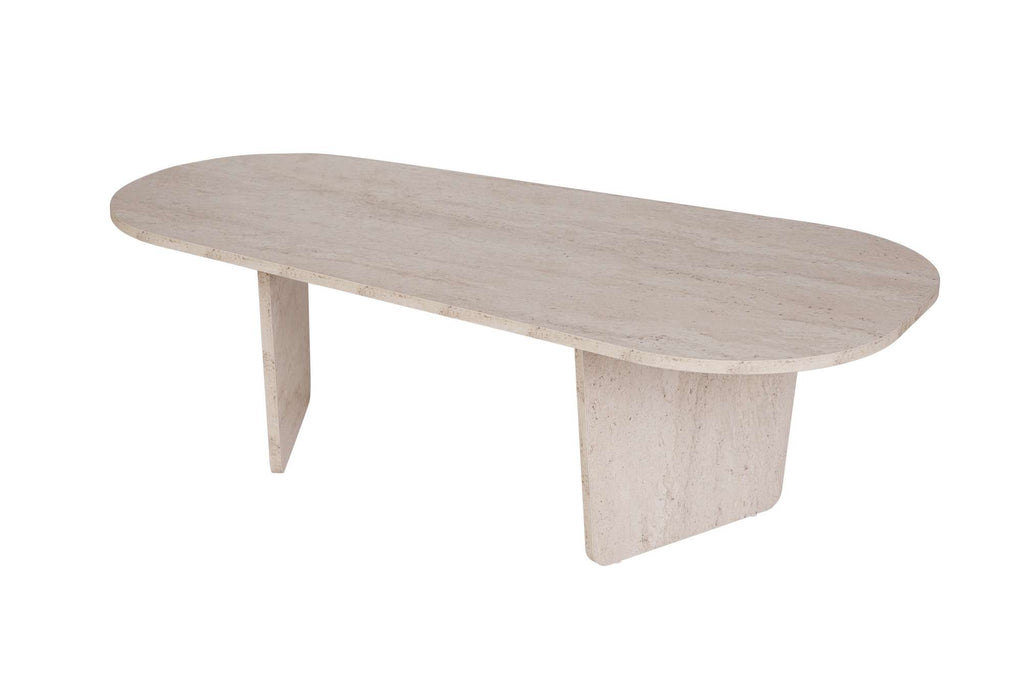 Ovalis - Coffee Table - Travertine