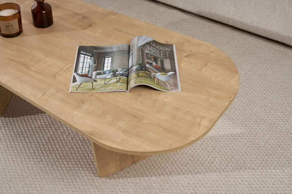 Ovalis - Coffee Table - Oak