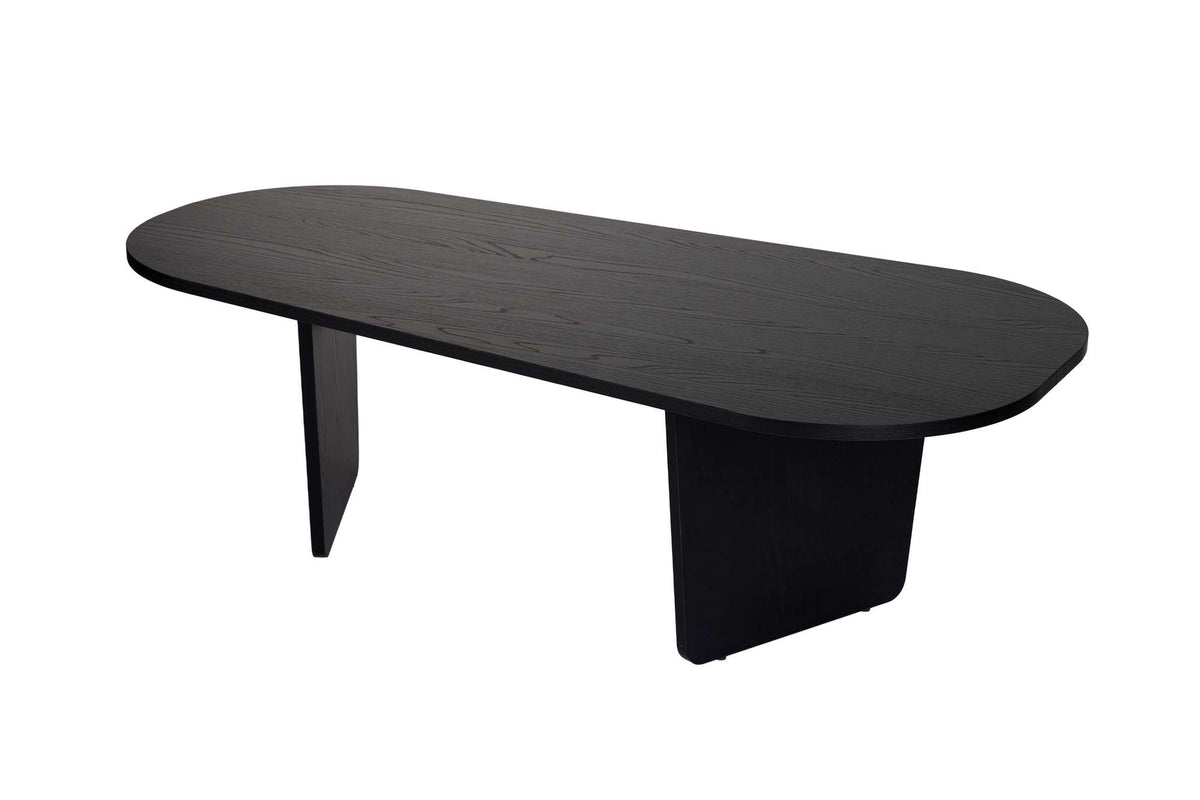 Ovalis - Mesa de Centro - Madera Negra