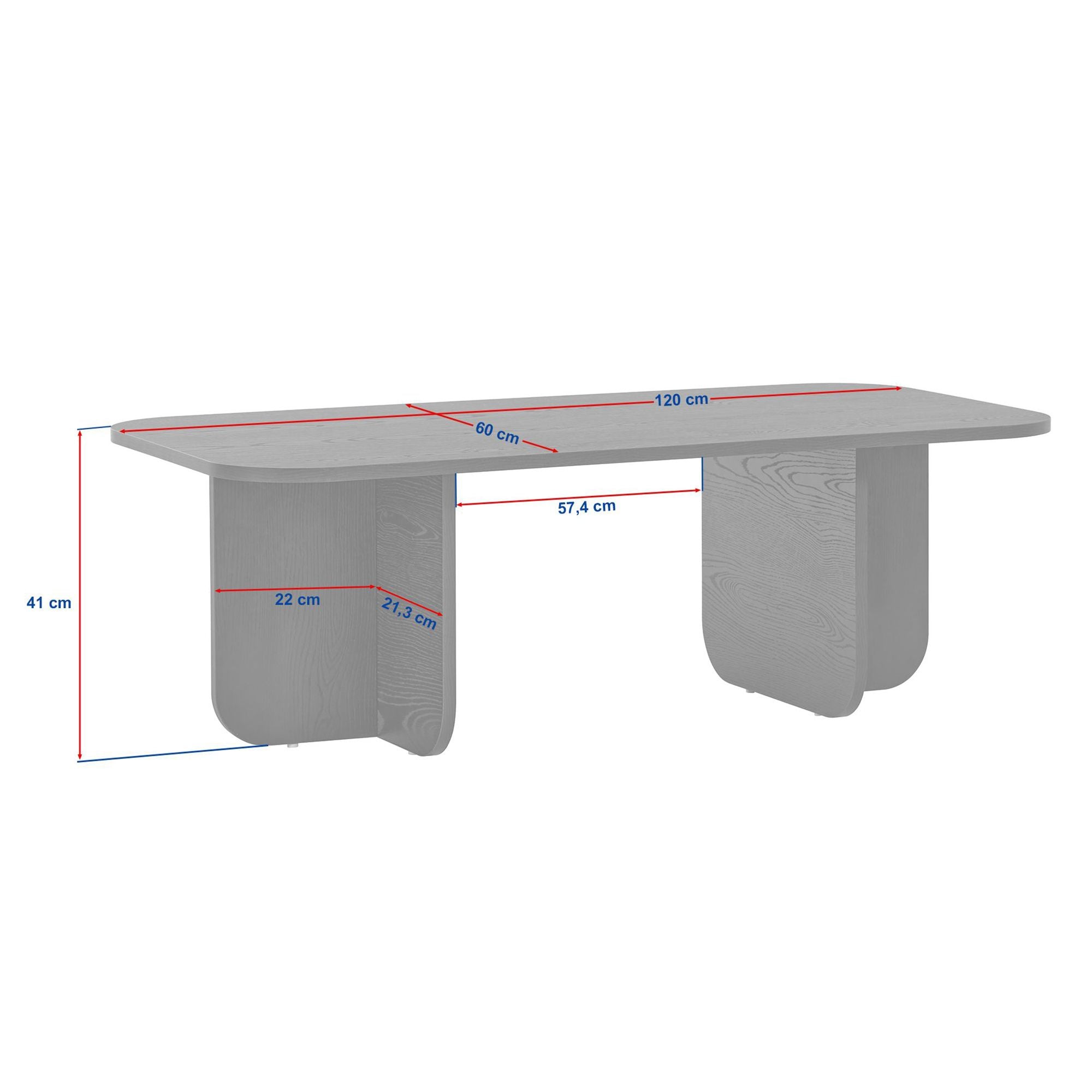 Akira - Coffee Table - Venezia Walnut