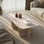 Akira - Coffee Table - Travertine