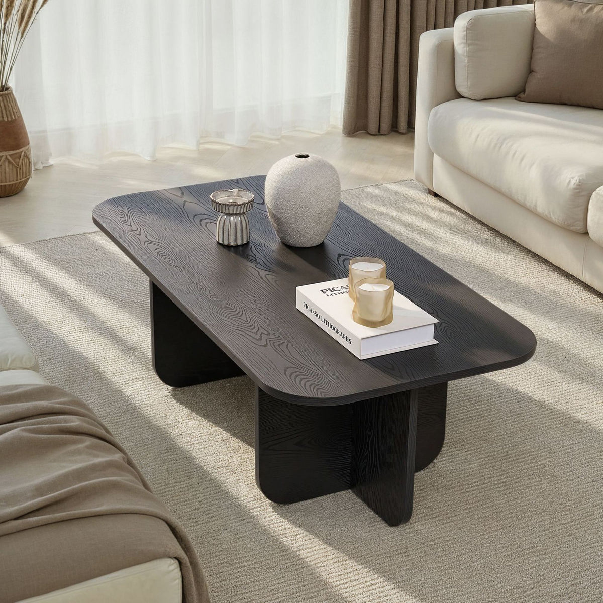 Akira - Table Basse - Bois Noir