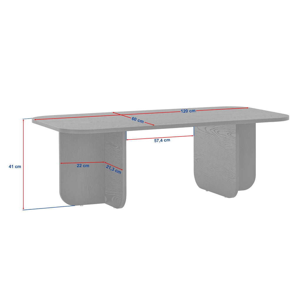 Akira - Table Basse - Bois Noir
