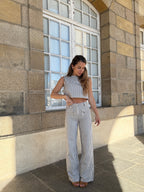 Pantalón Rayas Marineras Azules